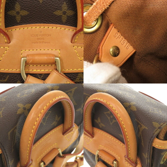 LOUIS VUITTON Brown Monogram Backpack - Picture 8 of 9